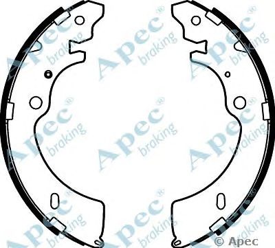 APEC BRAKING shu783 -  Комплект тормозных колодок